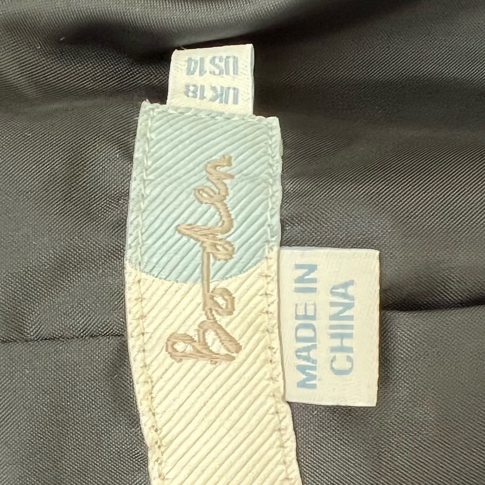 Boden Navy Puffer Jacket with Iconic City Print - Picture 10 of 10